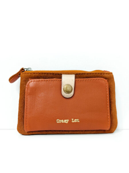 Cartera naranja Crazy Lou