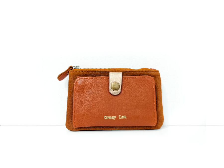Cartera naranja Crazy Lou