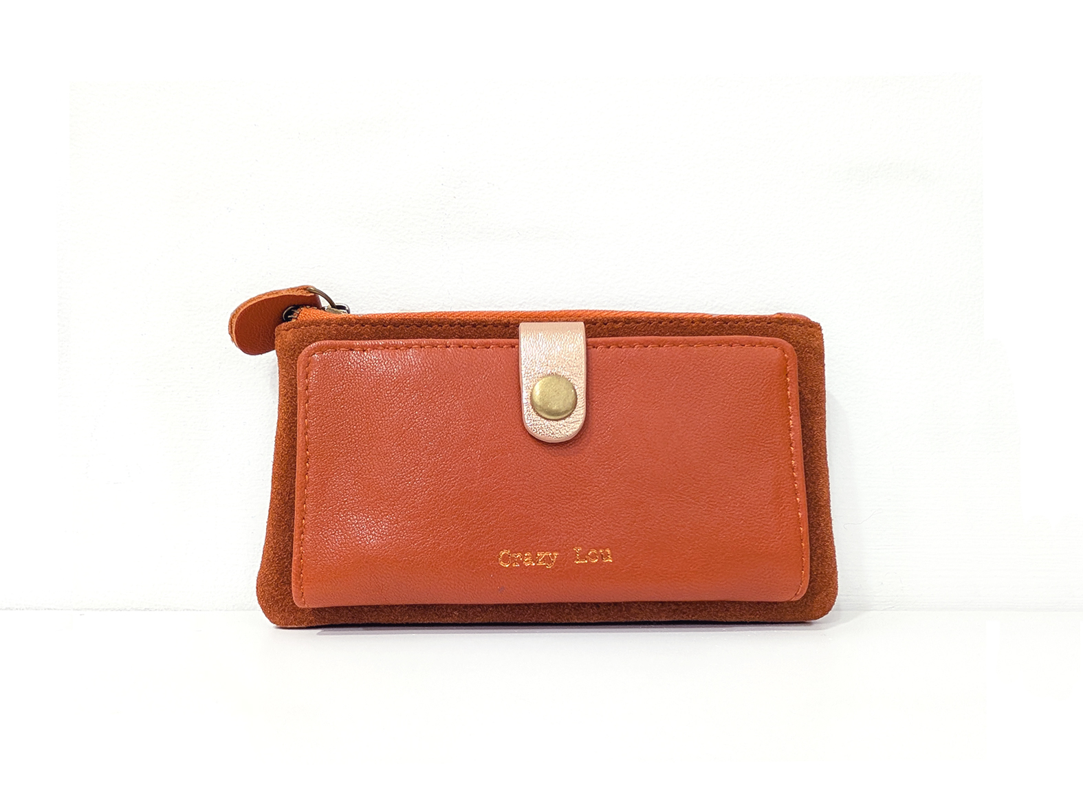 cartera naranja grande