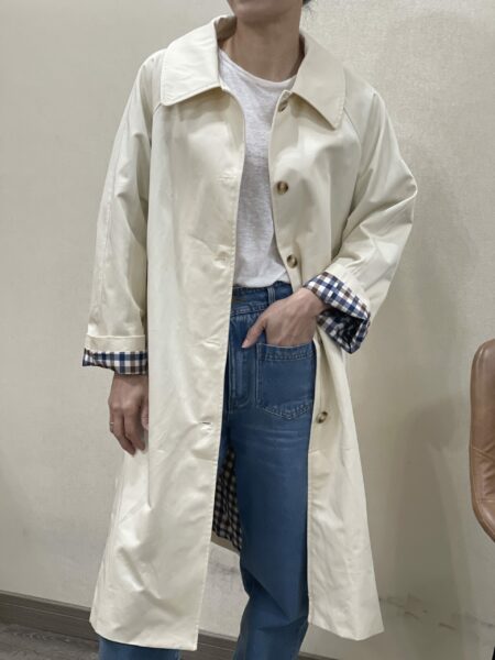 Gabardina crudo Benedetta