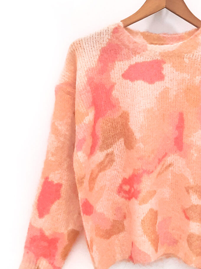 JERSEY fondo beige con estampado Spring