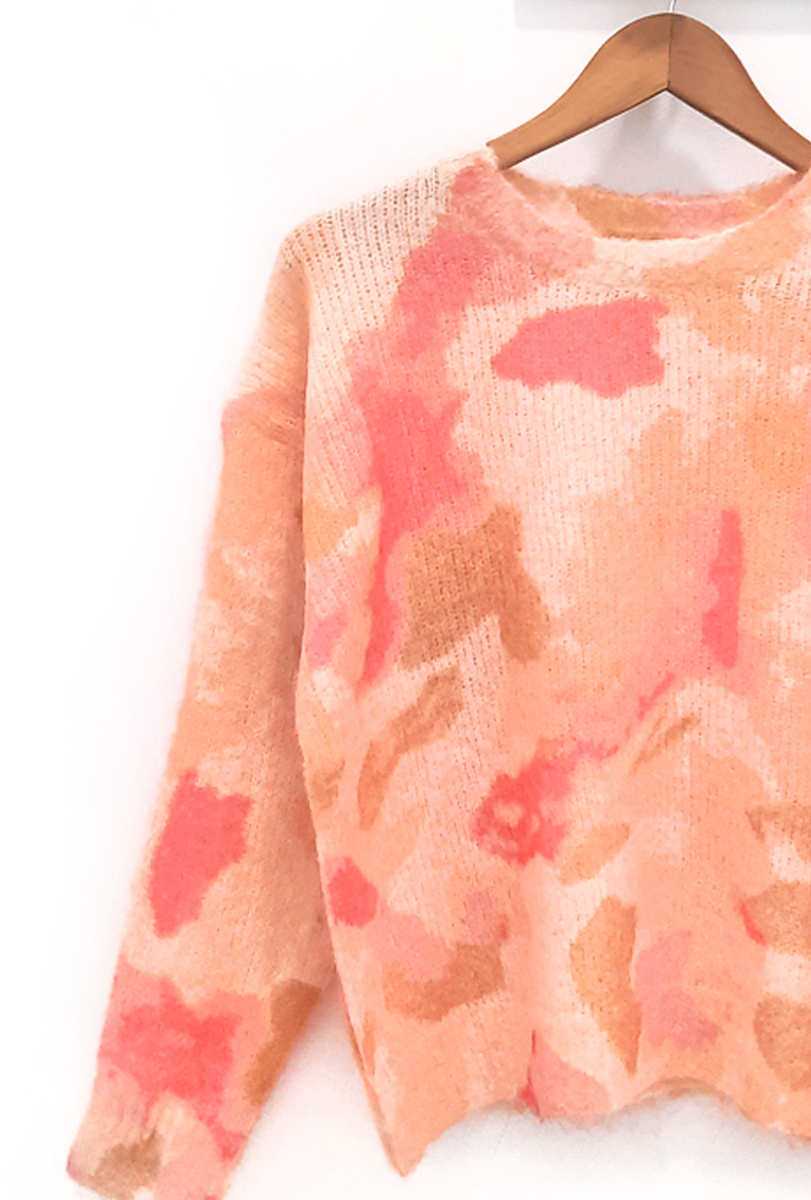 BERRIA/NEW Jersey de fondo beige con estampado Spring 3 JERSEY fondo beige con estampado Spring