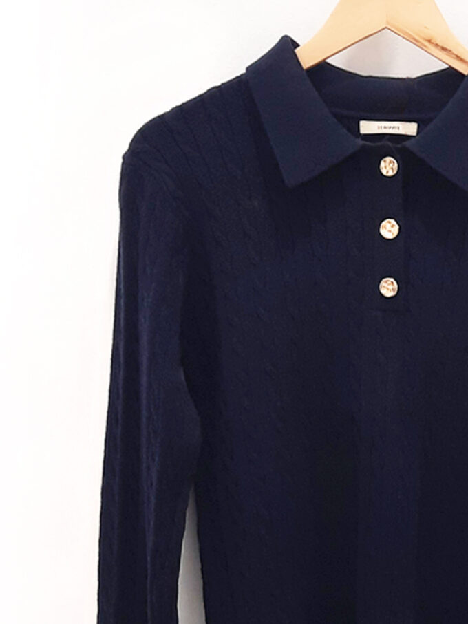 Jersey polo azul marino Krill