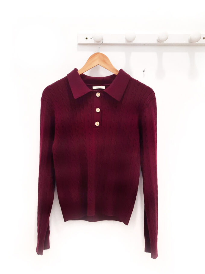 Jersey polo burdeos Krill