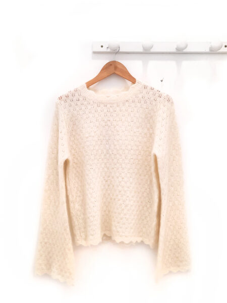 Jersey de punto calado crudo Kiefer