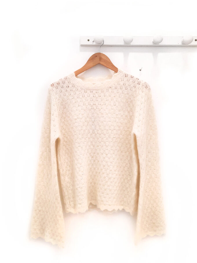 Jersey de punto calado crudo Kiefer