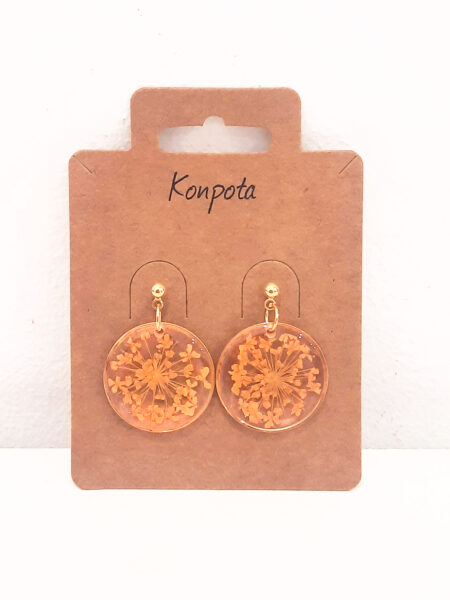 <span class="new">BERRIA/NEW</span>  Pendientes Heliance naranja