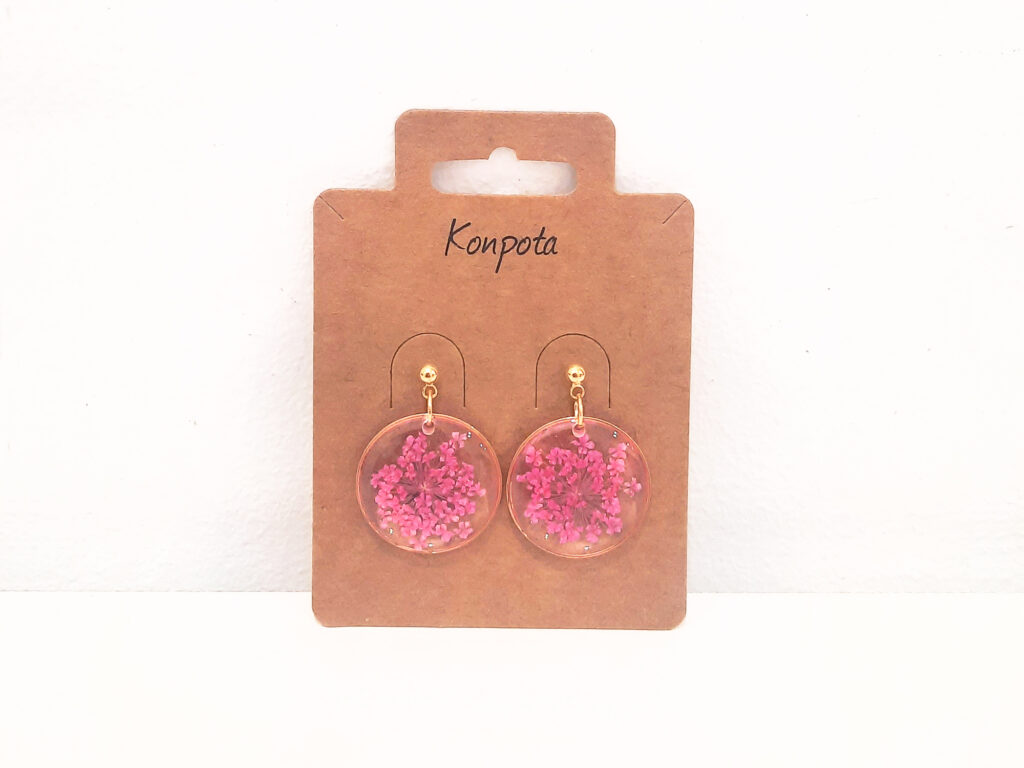 <span class="new">BERRIA/NEW</span> Pendientes Heliance rosa