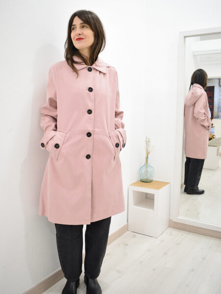 <span class="new">BERRIA/NEW</span>  Abrigo rosa con capucha Emily