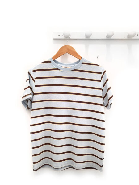 Camiseta de rayas Carla cuello redondo