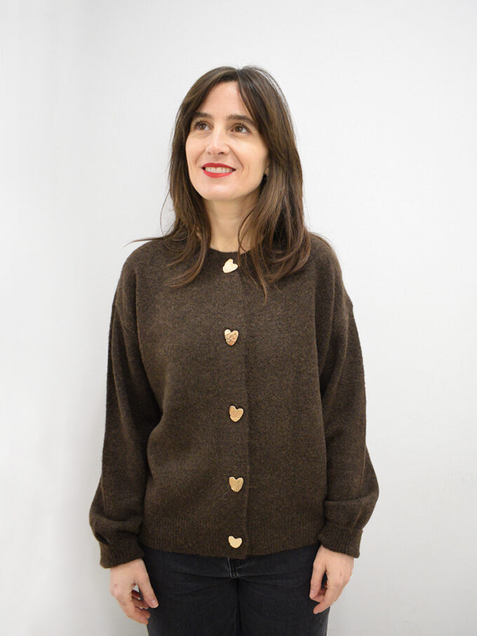 Inicio 9 Chaqueta de punto marron Josephine