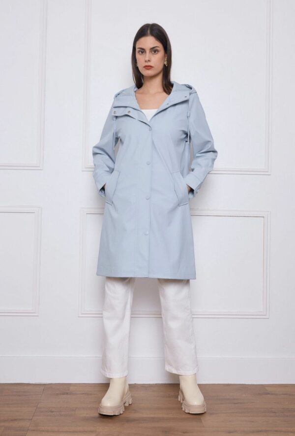 Chubasquero azul claro zaparrada