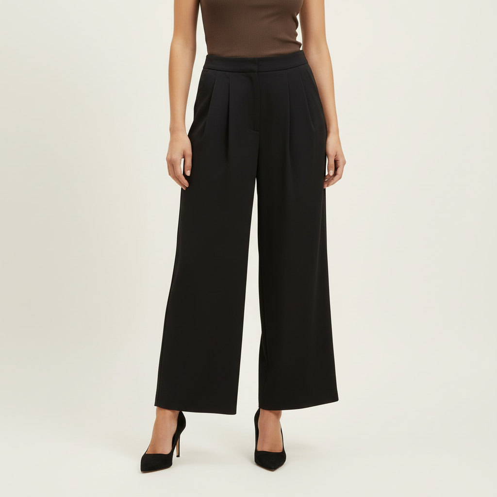 Pantalon negro Daniel pata ancha