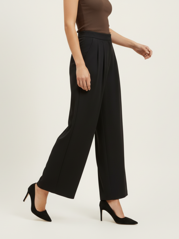 Pantalon negro Daniel pata ancha