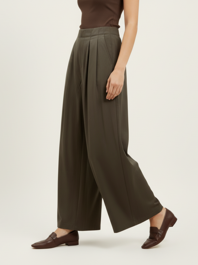 Pantalon caqui Daniel pata ancha