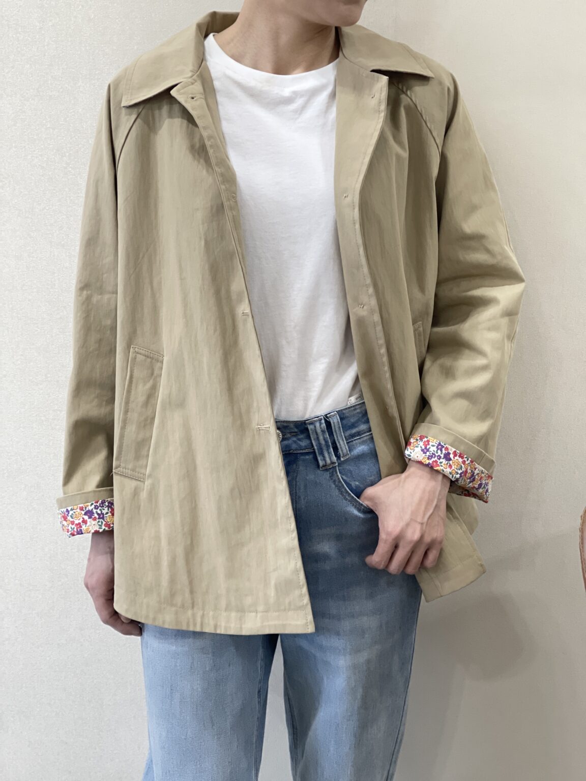 cazadora taupe Rubi