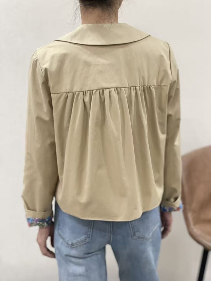 Cazadora taupe Jeanette