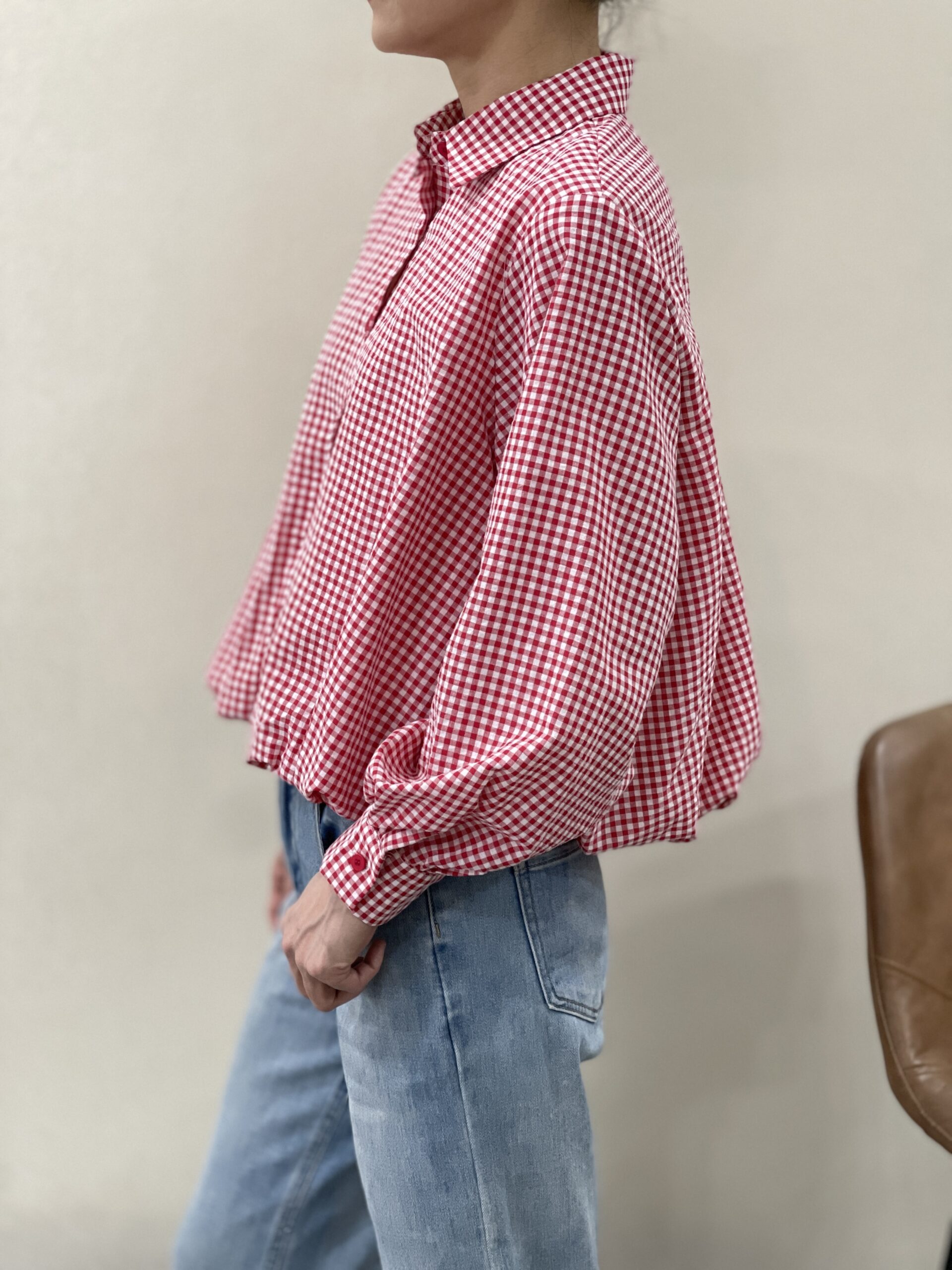 <span class="new">BERRIA/NEW</span> Camisa a cuadros roja Dorothy 3 <span class="new">BERRIA/NEW</span> Camisa a cuadros roja Dorothy - Imagen 2