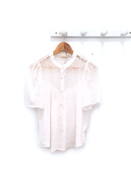 Blusa blanca lisa