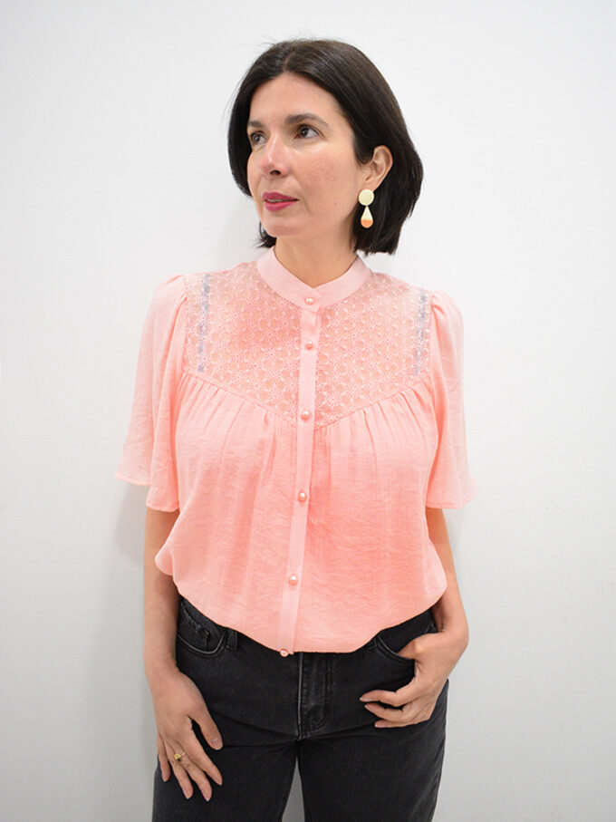 Blusa rosa palo Lisa