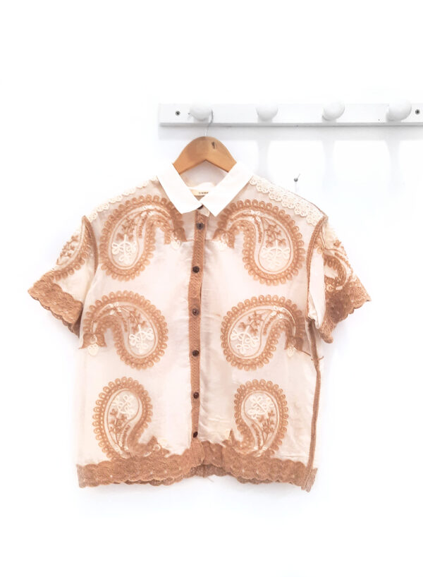 Camisa beige Gretchen