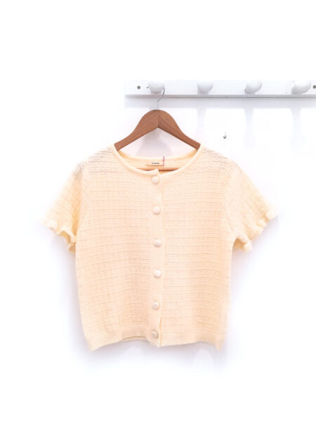 Chaqueta de punto cruda Natacha