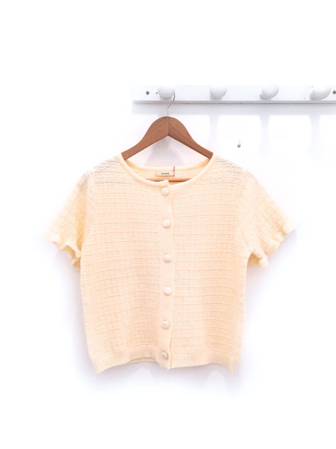 Chaqueta de punto cruda Natacha