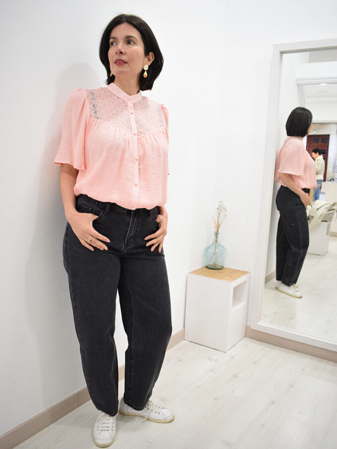 Blusa rosa palo Lisa