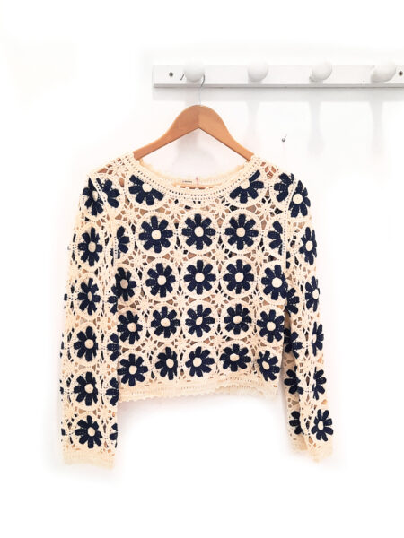 jersey azul marino flora