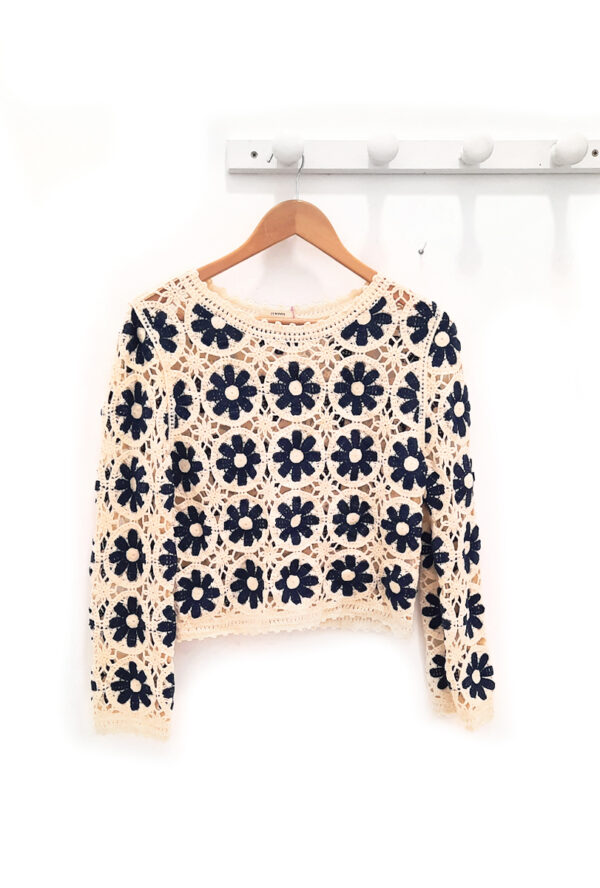 jersey azul marino flora