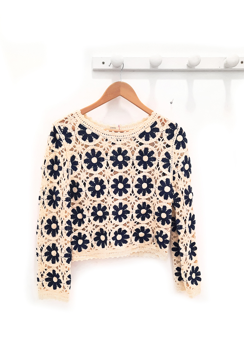 jersey azul marino flora