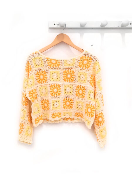 Jersey beige y amarillo Osho circulos