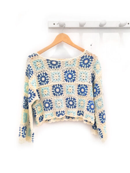 Jersey beige y azul Osho circulos