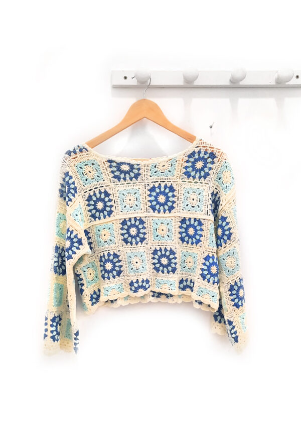 Jersey beige y azul Osho circulos