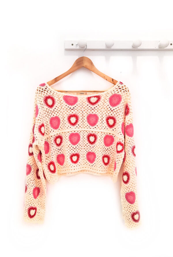 Jersey beige y rosa Arthur circulos