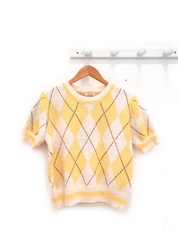 Jersey de rombos amarillo Ekain