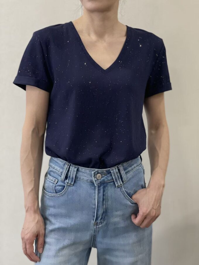 <span class="new">BERRIA/NEW</span> Camiseta azul oscuro Lur