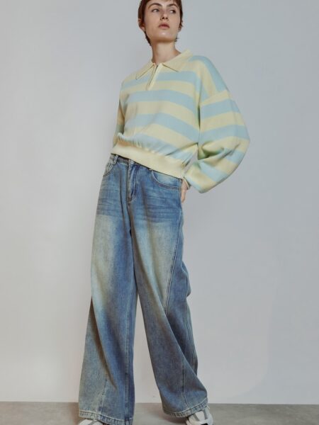 Jersey rayas amarillo azul Nathan