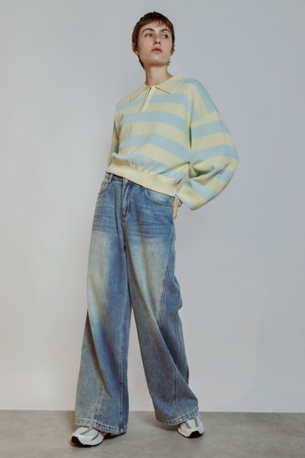 Jersey rayas amarillo azul Nathan