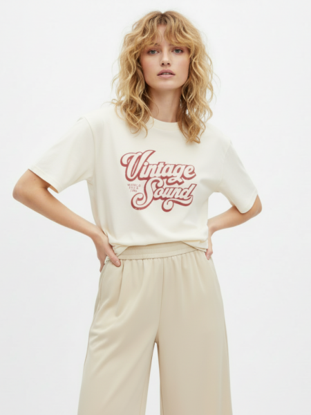 <span class="new">BERRIA/NEW</span> Camiseta crema Enid