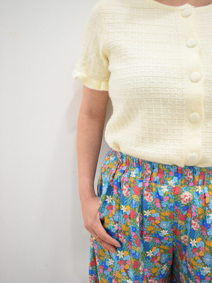 Pantalon pata ancha Masao azul