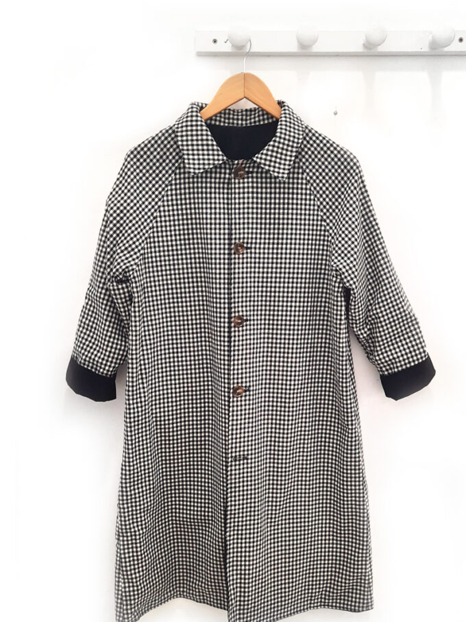 Trench negro reversible Helene