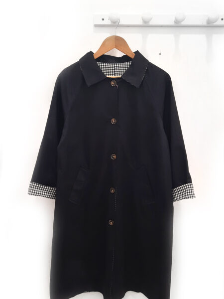 Trench negro reversible Helene