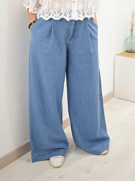 <span class="new">BERRIA/NEW</span> Pantalón denim de pata ancha Toshiro