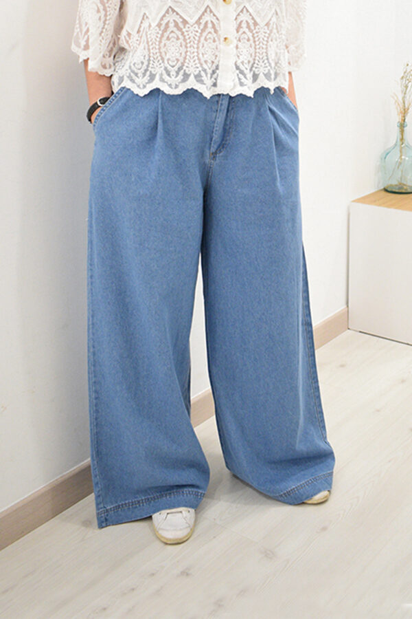 <span class="new">BERRIA/NEW</span> Pantalón denim de pata ancha Toshiro