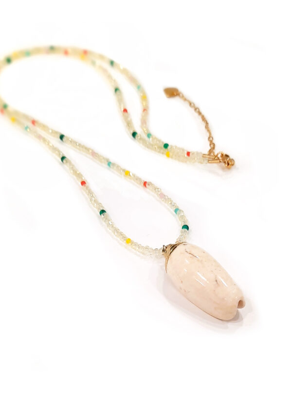 Colgante amarillo Maskorra