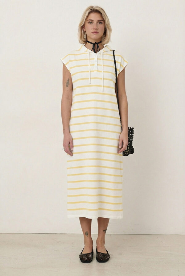 Vestido de rayas amarillas Santi