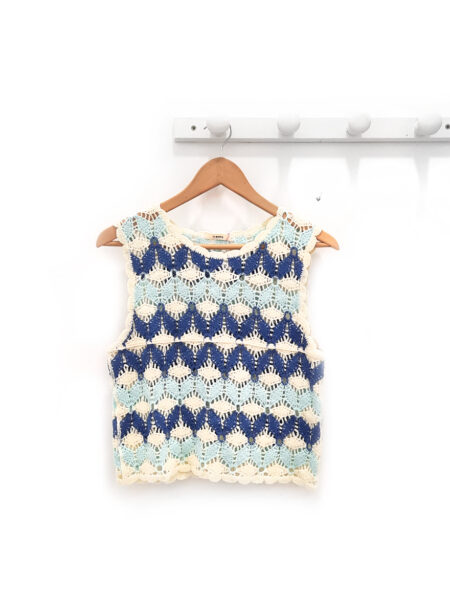 Top calado azul Noah