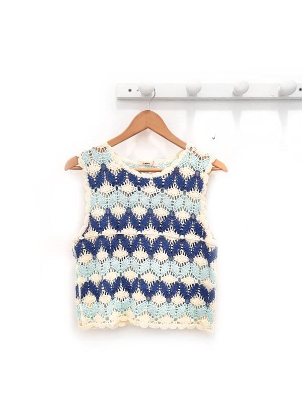 Top calado azul Noah