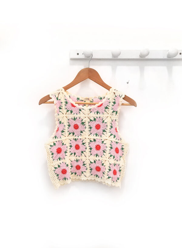 Top de flores rosas Rael